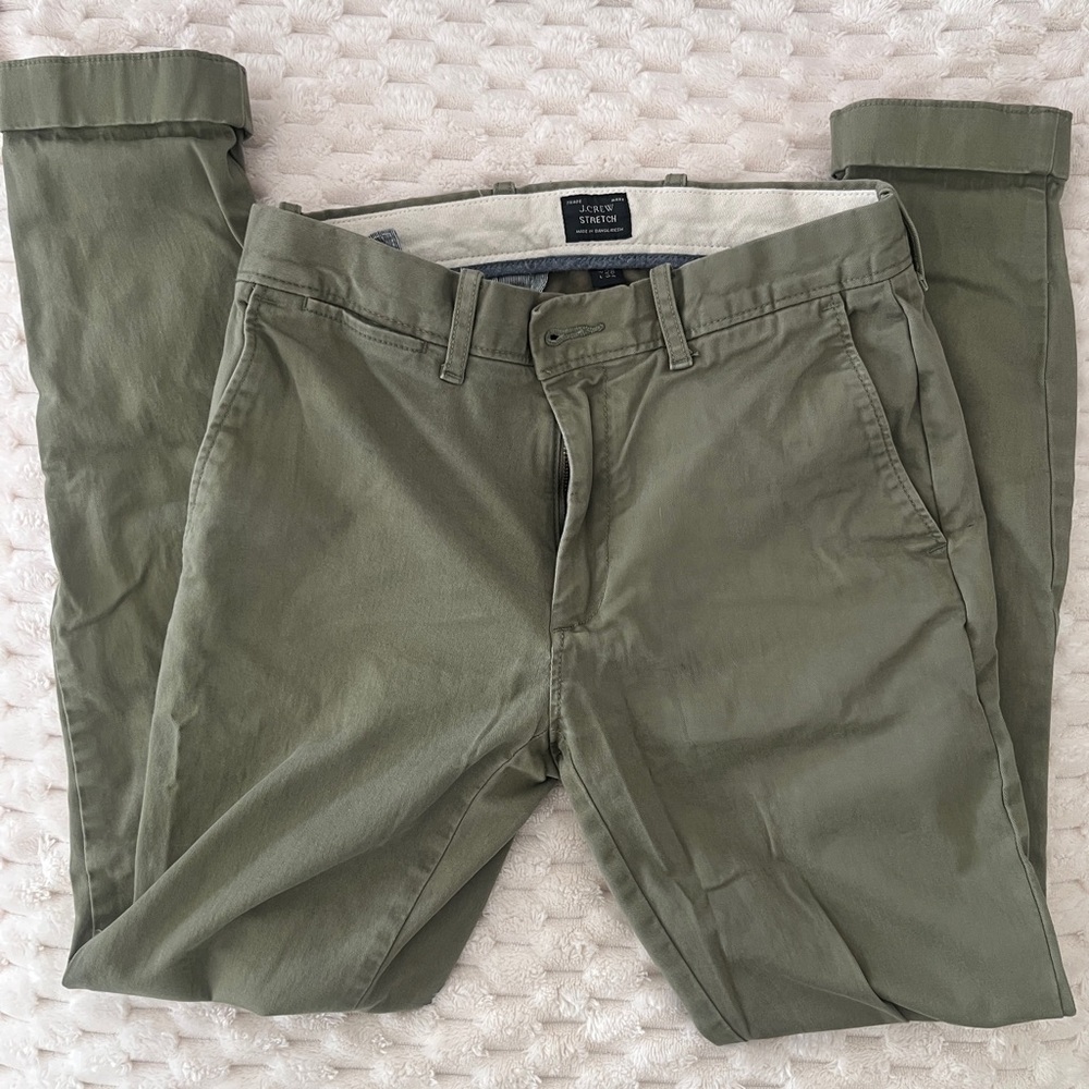 J Crew 250 Skinny Stretch Chinos 28x32